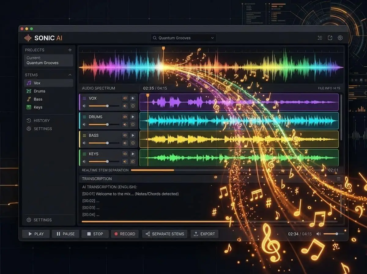 Audio in, notation out